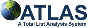 ATLAS: A Total List Analysis System - mailing list software for direct marketing/direct mail advertising